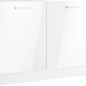 Wochenendangebot KOCHSTATION Spülenschrank »KS-Milan« Spülzentrum 110 cm, matte oder hochglänzende Fronten