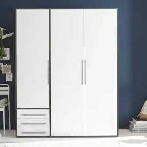 Neuheit Schlafkontor Drehtürenschrank »Lyss Schrank, Kleiderschrank mit Drehtüren« in verschiedenen Farben und Größen erhältlich