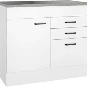 OPTIFIT Spülenschrank »OPTImulti« Breite 100 cm, mit 1 Tür, 2 Schubkästen, 1 Auszug Sonderaktion