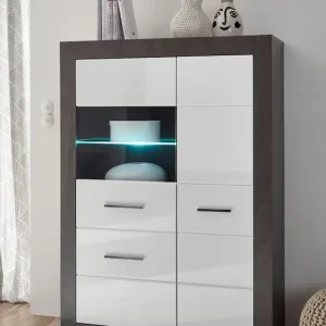 Garantierte Lieferung Home affaire Vitrine »Etero« Höhe 142 cm