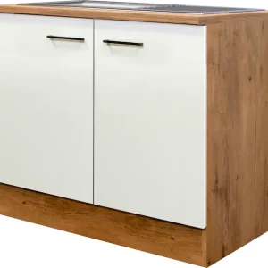 Flex-Well Spülenunterschrank »Vintea« (B x H x T) 100 x 85 x 60 cm, inkl. Einbauspüle Bestpreis