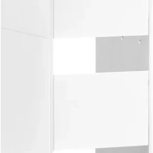 Schildmeyer Wäscheschrank »Solea, Breite 45 cm« Drei Wäscheschächte, Wechselbarer Türanschlag Echt