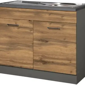Kostenloser Rückversand KOCHSTATION Spülenschrank »KS-Trier« Breite 100 cm, inklusive Einbauspüle