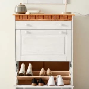 OTTO home Schuhschrank »Lisa« mit 1 Schubkasten und 2 Klappen, Höhe 105 cm, Breite 75 cm Mega-Angebot