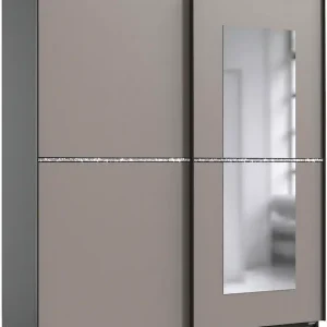 Wimex Schwebetürenschrank »Dundee, Glitzern und Funkeln im Schlafzimmer durch Strassdekor« Kleiderschrank mit Spiegel, 180x64x198cm, Made in Germany Jetzt Kaufen