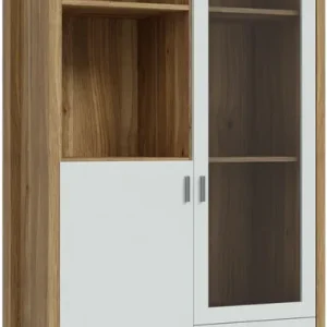 Sichere Zahlung FORTE Vitrine »Saitama« Stauraumvitrine, Standvitrine, Stauraumschrank, Höhe 200,3cm