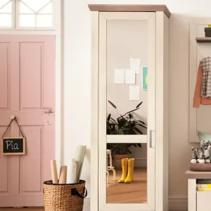 set one by Musterring Garderobenschrank »york« mit Spiegel Typ 01/Typ 12, im Landhausstil Knallerangebot