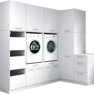 Finale Aktion Laundreezy Mehrzweckschrank-Set »Laundreezy, 9-tlg. Mehrzweckschrank-Set B/H/T 253/238/68 cm« 9 Stk. tlg.