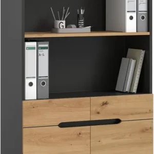 Home affaire Aktenschrank »REHAT, Büroschrank« bietet viel Stauraum für ca. 35 Aktenordner,5 Fächer, 3 feste & 1 variabler Boden, Höhe: 190cm, Breite: 80cm Expressversand