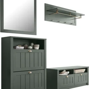 Kracherpreis Home affaire Garderobenschrank »ASCOT« Set,