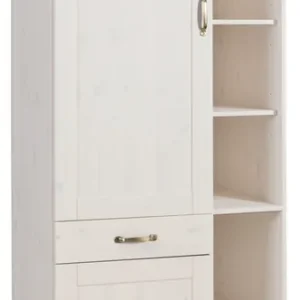 Home affaire Hochschrank »Alby« Breite 75 cm, 2 Türen, 1 Schubkasten, 6 offene Fächer Nur Für Kurze Zeit