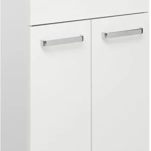 Saphir Unterschrank »Quickset Badschrank mit 2 Türen, 1 Schublade, 50 cm breit« Badezimmer-Unterschrank inkl. Türdämpfer, Griffe in Chrom Glanz Kracherpreis