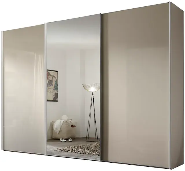 STAUD Schwebetürenschrank »Sonate Rom mit Spiegel, Made in Germany« Mit vier verschiedenen Ausstattungsvarianten Schneller Versand