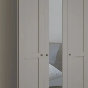 Preis Gesenkt WIEMANN Kleiderschrank »Göteborg, mit 95° Öffnungswinkel, Made in Germany« inkl. Spiegel und Türendämpfung, moderner Landhausstil