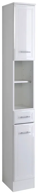 welltime Hochschrank »Neapel« Breite 25 cm, mit Hochglanzfronten und eleganter Fräsung Ausverkauf