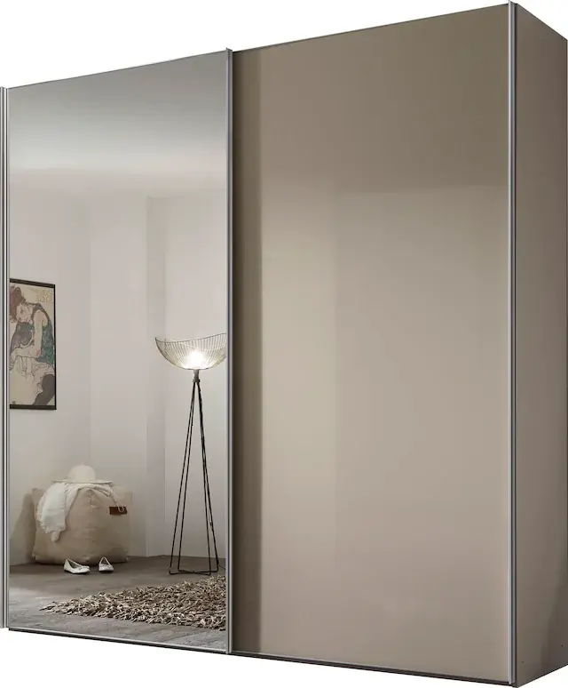 STAUD Schwebetürenschrank »Sonate Rom mit Spiegel, Made in Germany« Mit vier verschiedenen Ausstattungsvarianten Heißes Angebot