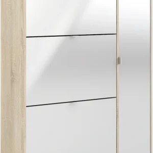 INOSIGN Schuhschrank »Shoes Schuhaufbewahrung, Schuhkommode, Schuhregal,« mit 3 Klappen, 2 Böden und 1 Tür, Breite99 cm, Höhe 123 cm Sonderangebot