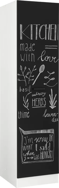 KOCHSTATION Vorratsschrank »KS-Trier« 50 cm breit, 200 cm hoch, mit Tafelfront zum beschreiben mit Kreide Begrenztes Angebot