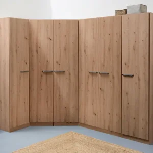 Neu rauch Schrank-Set »Kleiderschrank Schrank Garderobe Wäscheschrank VANDOR« Set,