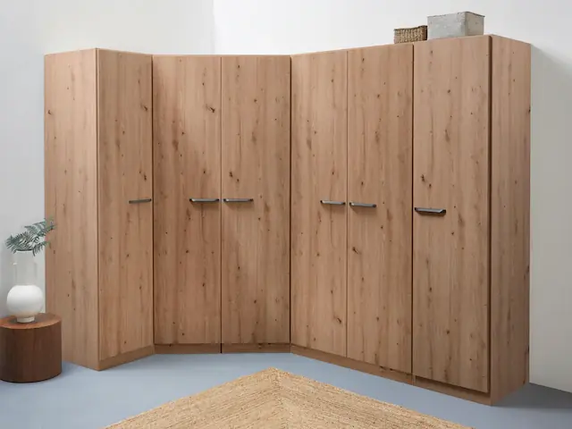Neu rauch Schrank-Set »Kleiderschrank Schrank Garderobe Wäscheschrank VANDOR« Set,