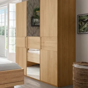 WIEMANN Kleiderschrank »Kiruna« mit Kristallspiegel Knallerangebot