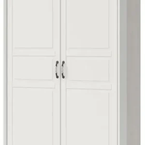 OTTO home Kleiderschrank »Evergreen, wahlweise in 3 Breiten, Höhe 224cm!« besonders dekorierter Metallgriff, Kasettenoptik in der Front,im klassischen Landhausstil,FSC-zertifiziert,hochwertige UV Lackierung Jetzt Bestellen