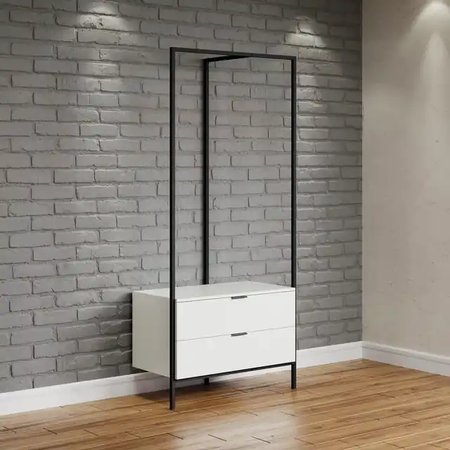 INOSIGN Garderobenschrank »Innsbruck« 1 Stk. tlg. Garderobe mit Kleiderstange & 2 Schubladen - (B/T/H) 85/47/190 cm Nur Heute