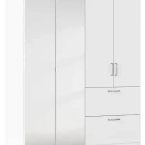 Sichere Zahlung rauch Drehtürenschrank »Kleiderschrank Schrank Garderobe Schlafzimmerschrank PADUA« voll aufgelegte Spiegeltüren, zwei große Schubladen MADE IN GERMANY