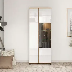 Schneller Versand INOSIGN Vitrine »Burgundy Vitrinenschrank, Standvitrine, Showcase« Hochglanzfronten, Glastür, Komplettes Innenleben