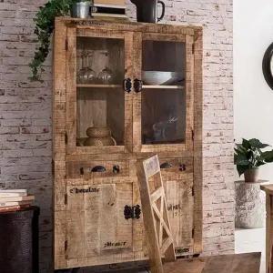 Sichere Zahlung SIT Vitrine »Rustic« im Factory Design, Breite 90 cm, Shabby Chic, Vintage