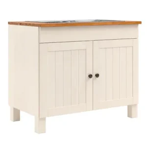 Jetzt Kaufen Home affaire Spülenschrank »Alby2« Mit Metallgriffen, Breite 100 cm