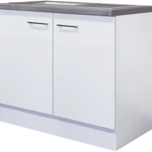 Flex-Well Spülenschrank »Kopenhagen« (B/H/T) 100 x 86 x 60 cm, inkl. Einbauspüle Highlight