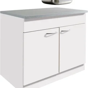 Bestpreis wiho Küchen Spülenschrank »Kiel« 100 cm breit, 60 cm tief