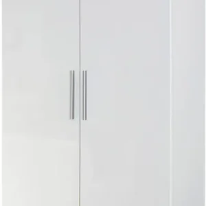 Geprüft rauch Garderobenschrank »Garderobe Drehtürenschrank Kleiderschrank Schrank Schuhschrank MINOSA« Breite 91 cm, ausziehbare Kleiderstange 6 Schuhablagen MADE IN GERMANY