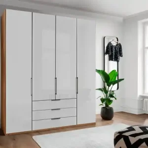 Neu WIEMANN Falttürenschrank »Monaco« mit Glasfront sowie hochwertigen Beschlägen