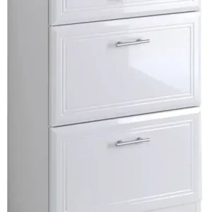 Rabatt welltime Unterschrank »Neapel« Breite 50 cm, mit Hochglanzfronten und eleganter Fräsung