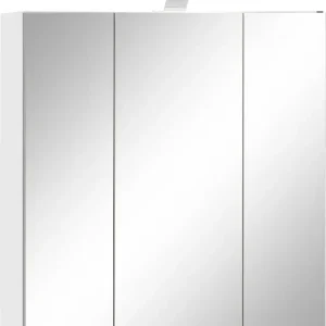Schildmeyer Spiegelschrank »Lagona« Breite 70 cm, 3-türig, LED-Beleuchtung, Schalter-/Steckdosenbox Geprüft