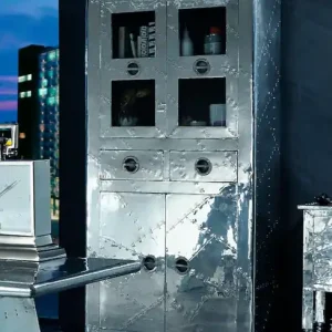 SIT Vitrine »AIRMAN« in moderner Flugzeugoptik Rabatt