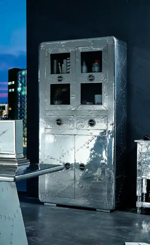 SIT Vitrine »AIRMAN« in moderner Flugzeugoptik Rabatt