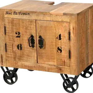 SIT Unterschrank mit schwarzem Aufdruck im Industrial-Stil Günstig