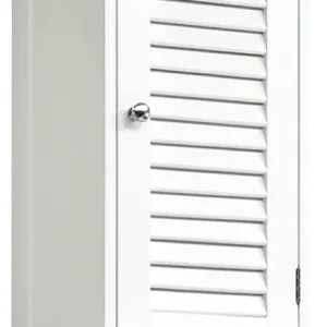 Saphir Hängeschrank »Quickset 928 Wand-Badschrank, 1 Tür, 1 Einlegeboden, 1 Nische« Badezimmer-Hängeschrank, 32 cm breit, Weiß, Landhaus-Stil Preisknaller