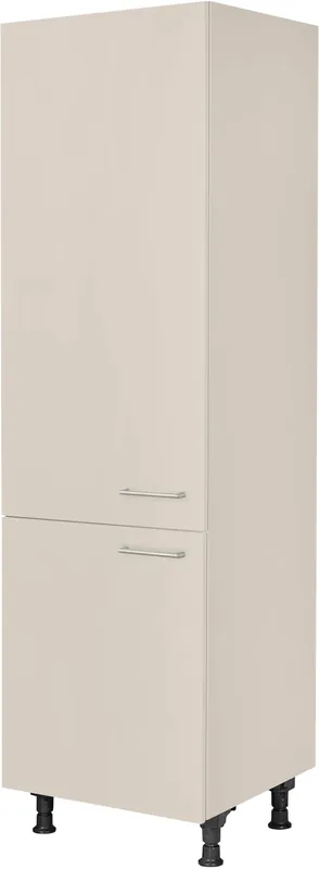 nobilia® Kühlumbauschrank »"Laser", mit zwei Türen und zusätzlichem Einlegeboden,« vormontiert, Ausrichtung wählbar, Breite/Höhe: 60/216,6 cm Echt