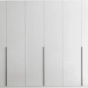 Schlafkontor Drehtürenschrank »Camoleo Kleiderschrank, 300cm Schrank in Hochglanz Soft-Close-Funktion« Spiegel auf der Innenseite der Tür Schnäppchen