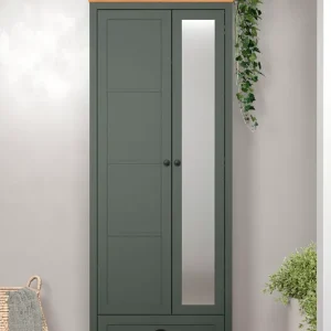 Neue Kollektion Home affaire Garderobenschrank »Vienna« 1 Stk. tlg. Garderobenschrank, 2 Türen, 1 Schubkasten & Vollauszug 77/39/198 cm