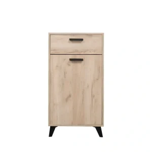 Schneller Versand INOSIGN Schuhschrank »Umbria, Schuhkommode, Schuhregal, mit einer Schublade, Höhe 101 cm« in Grau Eiche, mit einer Schublade, mit schwarzen Beinen