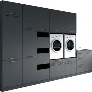 Neu Laundreezy Mehrzweckschrank-Set »Laundreezy, 12-tlg. Mehrzweckschrank-Set B/H/T 445/238/68 cm« 12 Stk. tlg.