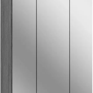 Preiswert welltime Badezimmerspiegelschrank »LUCCA, TOPSELLER!, Breite 60cm, 3 Spiegeltüren, 9 Fächer, 6 Fachböden« Badmöbel, Badschrank, Schrank, Wandschrank, Bad, Badezimmer