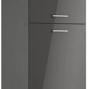 KOCHSTATION Kühlumbauschrank »KS-Milan« Kühlschrankumbau 60 cm, matte oder hochglänzende Fronten Finale Aktion