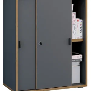 Angebot VCM Aktenschrank »Büroschrank Aktenschrank Schiebetüren Salia 2fach« 1 Stk. tlg.