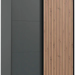 Wimex Schwebetürenschrank »Andorra by fresh to go« Mit 3D-Leisten für Akustikpaneel-Optik Sale